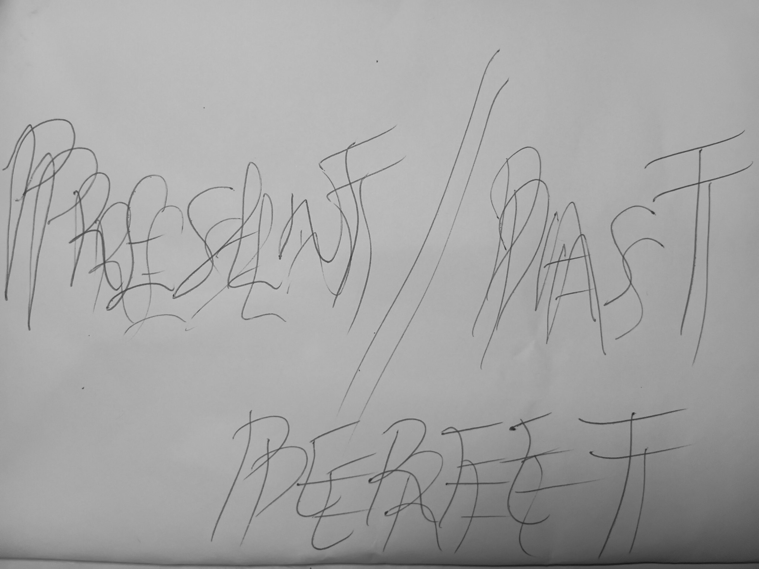 The present perfect vs past perfect tense forms